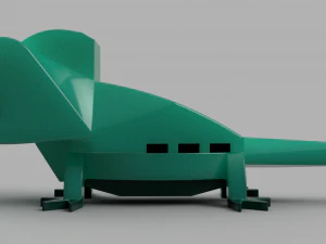 lizard or keychain 3D Print Model