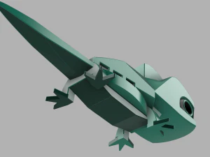 lizard or keychain 3D Print Model