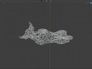 low poly bull 3D Model