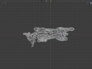 low poly bull Model 3D