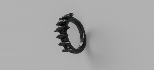 Interlaced Blades Ring. Wholesale Sterling Silver Ring - 925Express