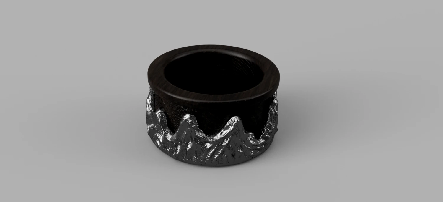 ring wild rocks 3D Model .c4d .max .obj .3ds .fbx .stl .blend