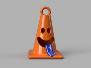 smiling traffic cone Model do druku 3D