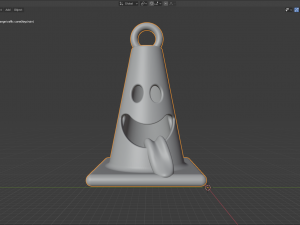 smiling traffic cone Model do druku 3D