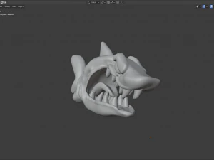 angry shark 3D Model