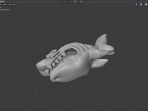 angry shark 3D Model