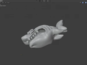 angry shark 3D Model