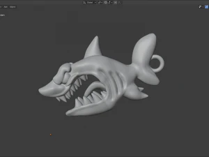 angry shark 3D Model