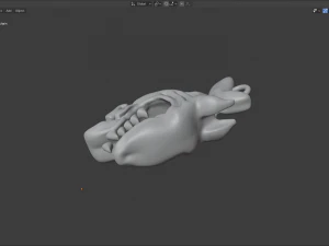 angry shark 3D Model