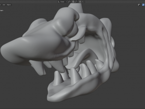 angry shark 3D Model