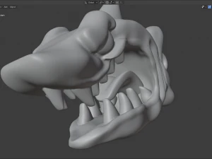 angry shark 3D Model