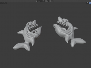 angry shark 3D Model