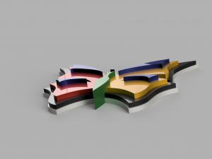 butterfly 3D 模型