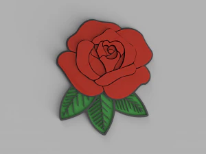 Rose 3D Modell