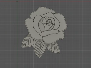 rose 3D Model