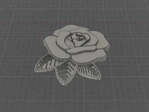 rose 3D 模型