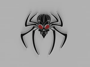 蜘蛛头骨 3D 模型
