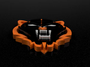 tiger sign logo keychain 3D Print Model