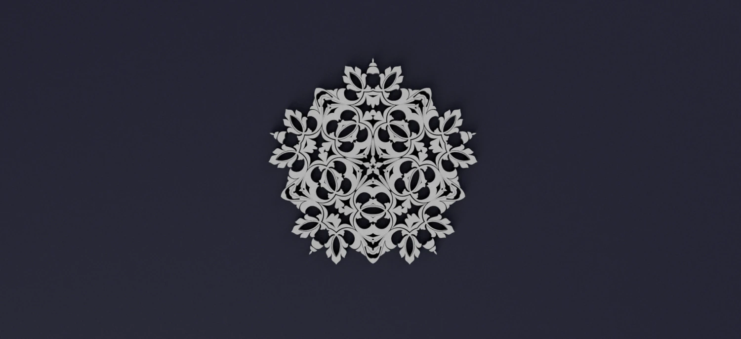 ornament n2 3D Model .c4d .max .obj .3ds .fbx .stl .blend 