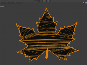 maple leaf 3Dモデル