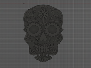 skull 3Dプリントモデル