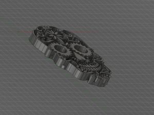 skull 3Dプリントモデル