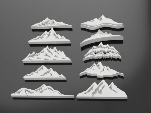 the mountain pack 3D Model