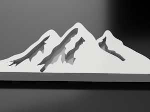 the mountain pack Modello 3D