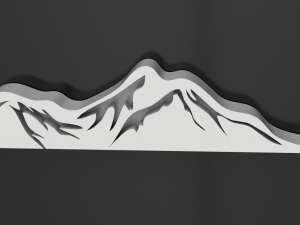 the mountain pack Modello 3D