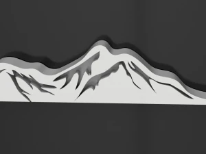 the mountain pack 3D Model