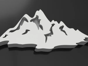 the mountain pack 3D Model