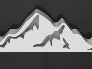 the mountain pack Modello 3D