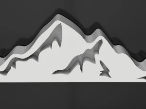 the mountain pack 3D Model