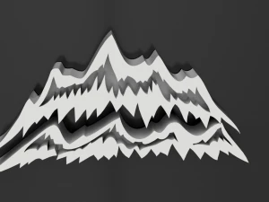 the mountain pack 3D Model