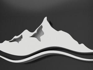 the mountain pack Modello 3D