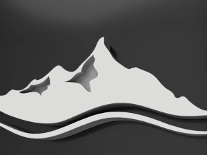 the mountain pack 3D Model