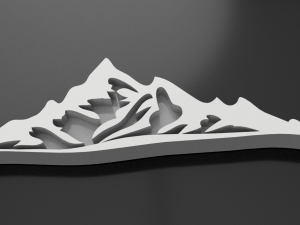 the mountain pack Modello 3D