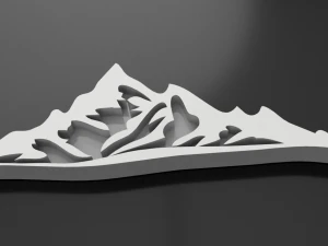 the mountain pack 3D Model