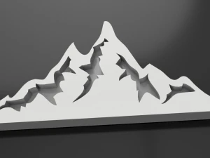 the mountain pack 3D Model