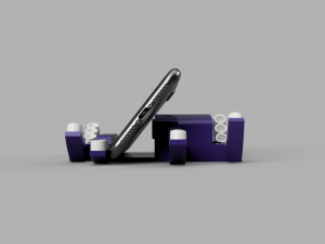 octopus smartphone stand Model do druku 3D