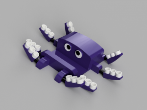 octopus smartphone stand Model do druku 3D