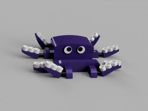 octopus smartphone stand Model do druku 3D