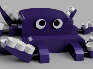 octopus smartphone stand 3D Print Model