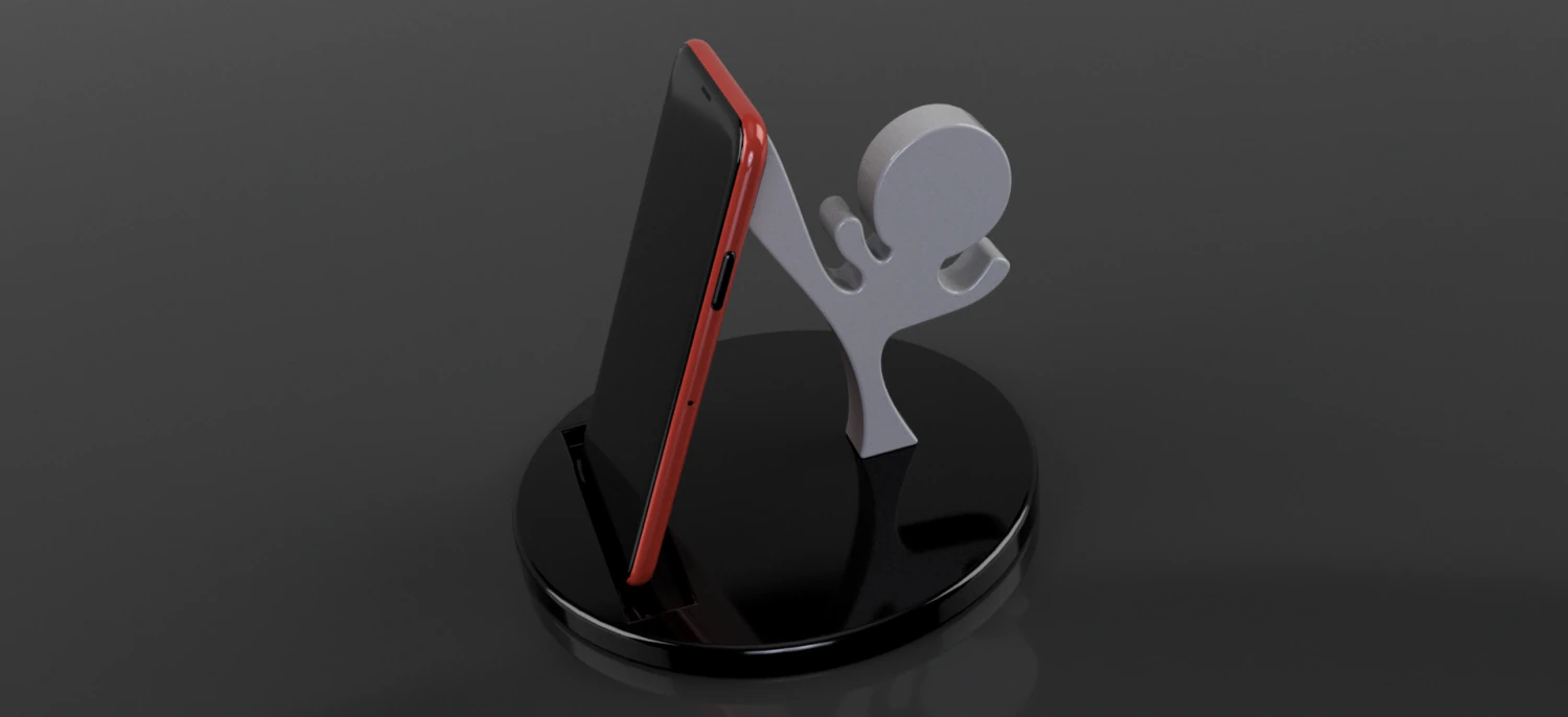 karate smartphone stand 3D Print Model .c4d .max .obj .3ds .fbx .stl .blend 