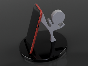 karate smartphone stand 3D Print Model