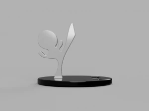 karate smartphone stand 3D Print Model