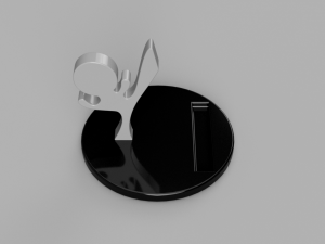 karate smartphone stand 3Dプリントモデル