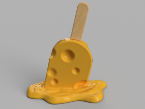 ice cream - cheese 3Dプリントモデル