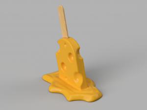 ice cream - cheese Model Cetak 3D