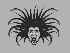 バンシーキーホルダー 3Dプリントモデル